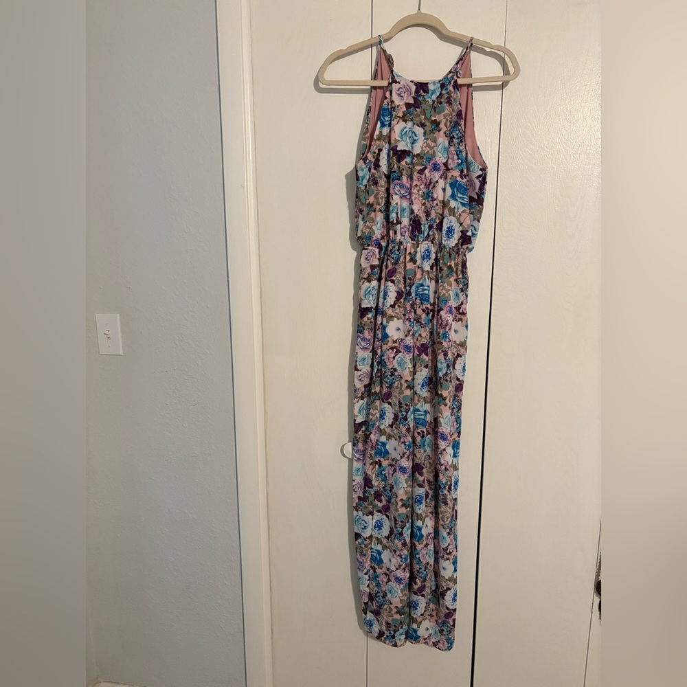 Beaut Floral Pantsuit by Peach Love sz S